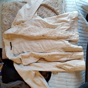 Womens cream jacket